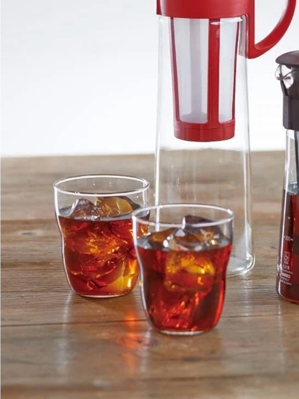 HARIO “Mizudashi” Red Cold Brew coffee/,tea Pitcher with Infuser